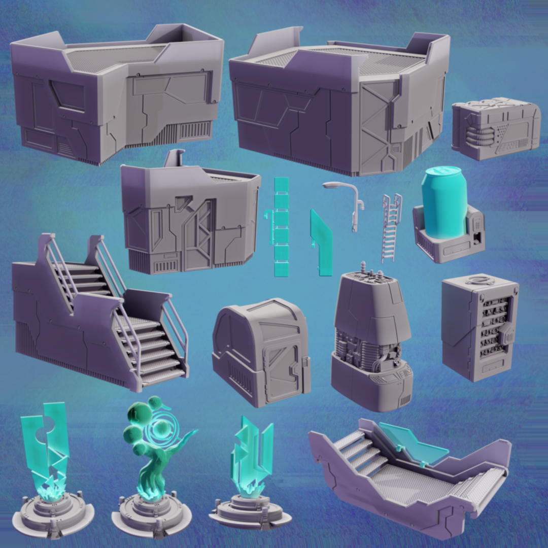 Cyber City Terrain Pack - April 2026