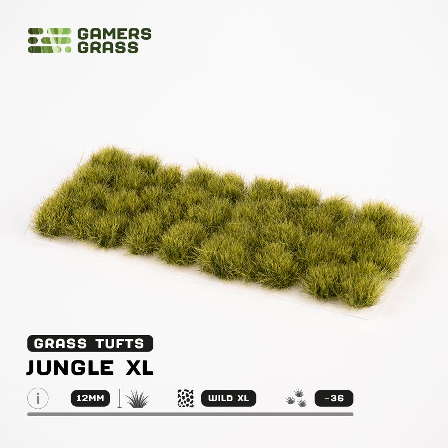 Gamer's Grass - Jungle XL 12mm Tufts - Wild