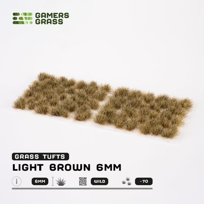Gamer's Grass - Light Brown 6mm Tufts Wild