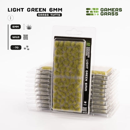 Gamer's Grass - Light Green 6mm Tufts Wild