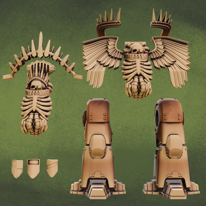 Honored Casket Bits - EOB Miniatures