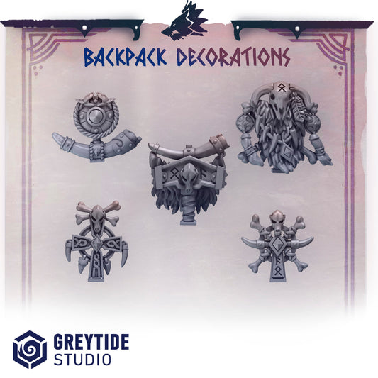 Greytide Studios -  Primal Hounds - Backpack Decorations