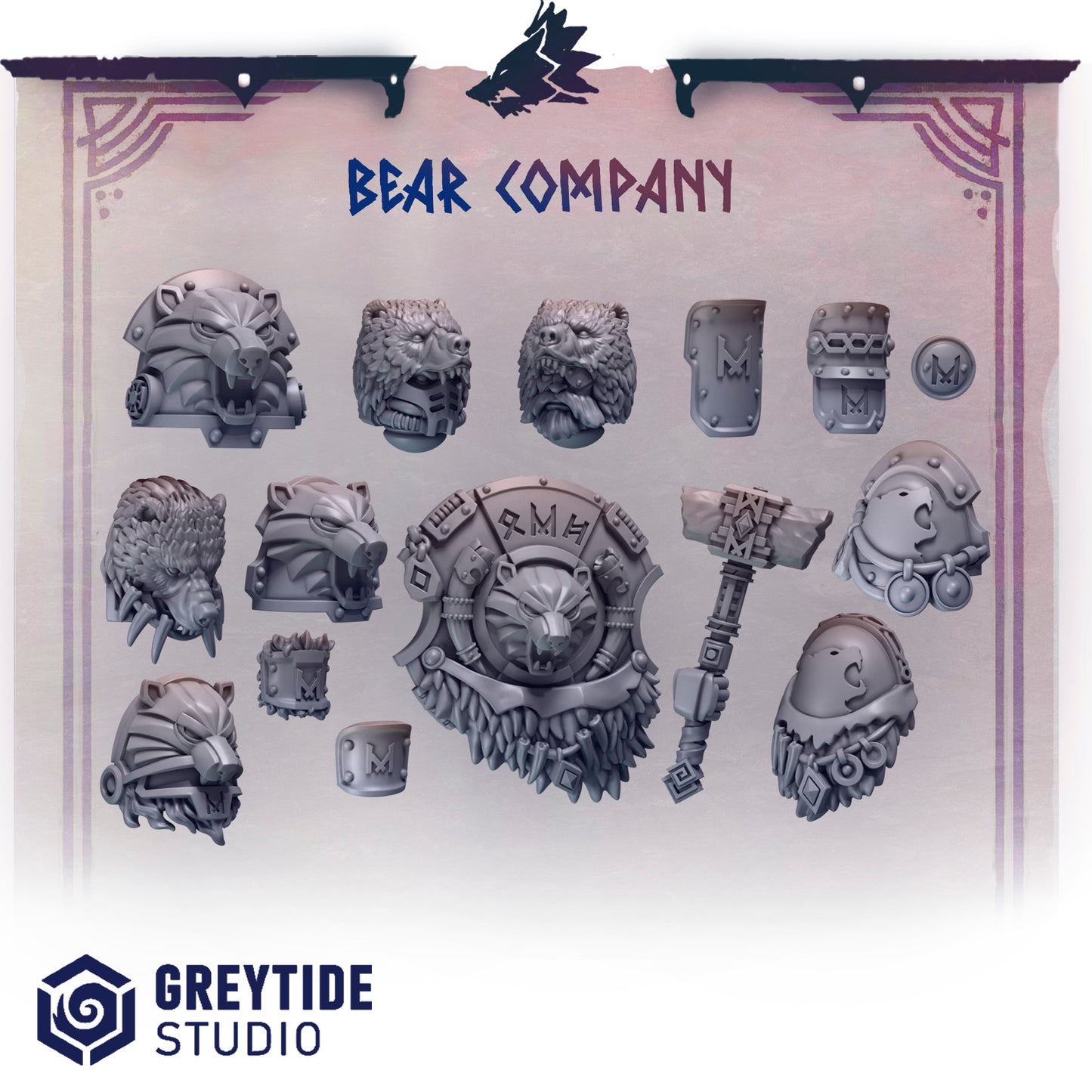 Greytide Studios -  Primal Hounds - Bear Company