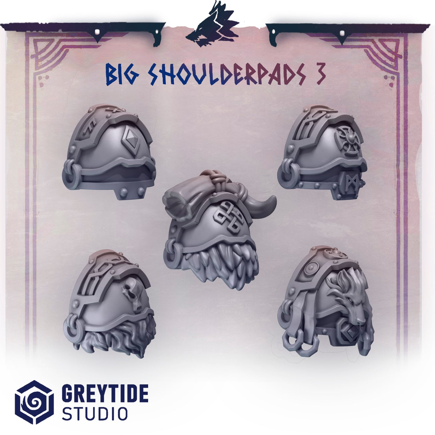 Greytide Studios -  Primal Hounds - Big Shoulderpads 3