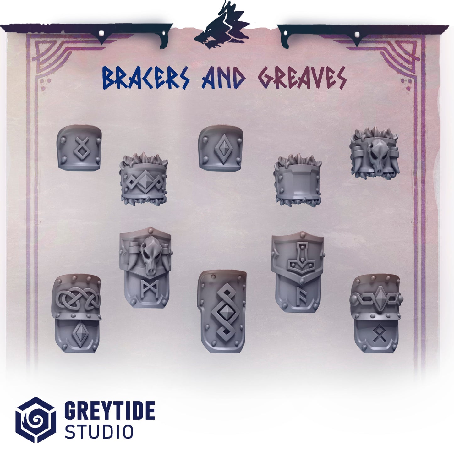 Greytide Studios -  Primal Hounds - Bracers and Greaves