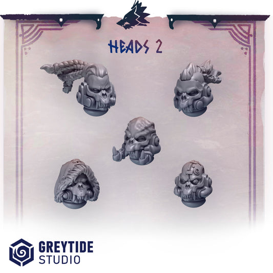 Greytide Studios -  Primal Hounds - Heads 2