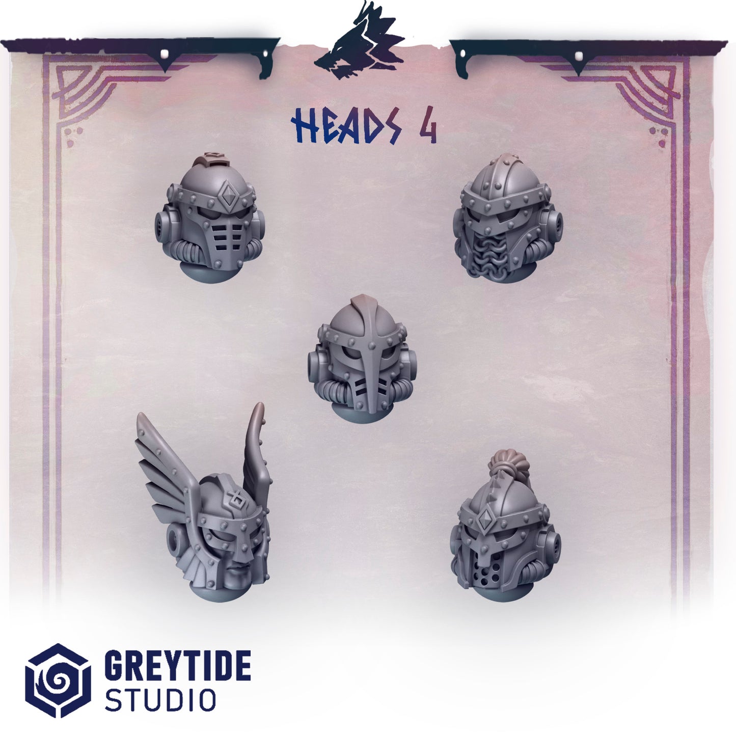 Greytide Studios -  Primal Hounds - Heads 4
