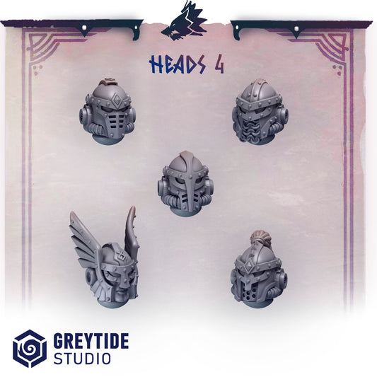 Greytide Studios -  Primal Hounds - Heads 4