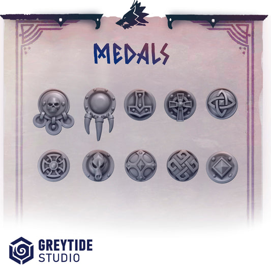 Greytide Studios -  Primal Hounds - Medals