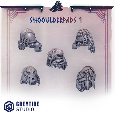 Greytide Studios -  Primal Hounds - Shoulderspads 1