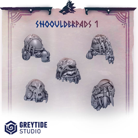 Greytide Studios -  Primal Hounds - Shoulderspads 1
