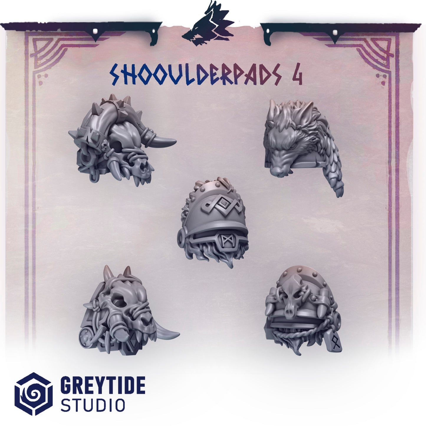 Greytide Studios -  Primal Hounds - Shoulderpads 4