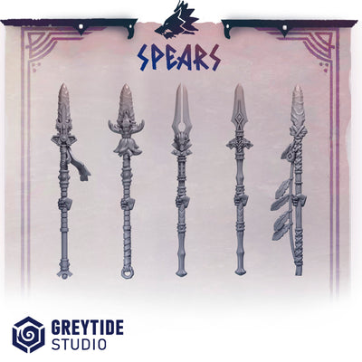 Greytide Studios -  Primal Hounds - Spears
