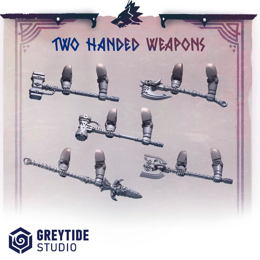 Greytide Studios -  Primal Hounds - Two-Handed Weapons