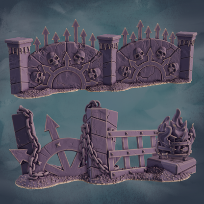 Chaotic Cemetery Terrain Pack - Realms of Battle - August 2025