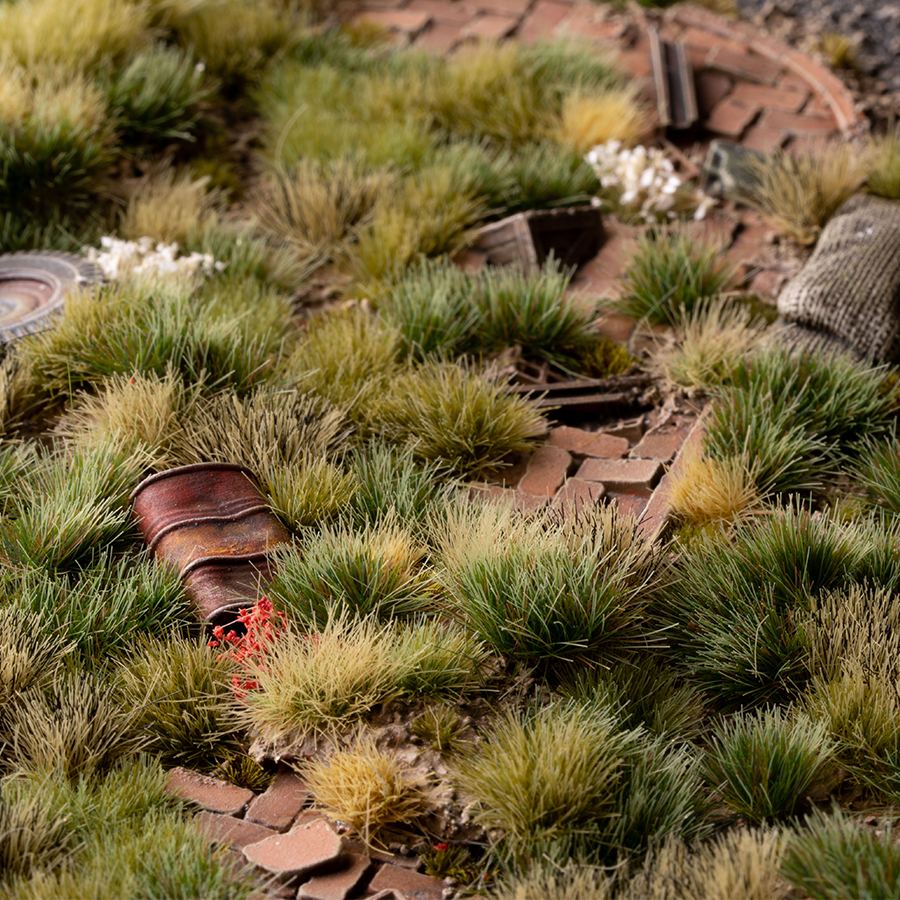 Gamer's Grass - Strong Green 6mm Tufts Wild