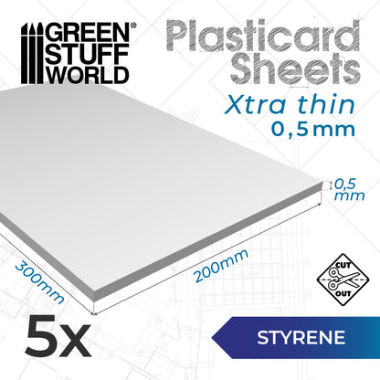 Styrene Sheets (Assorted Sizes)